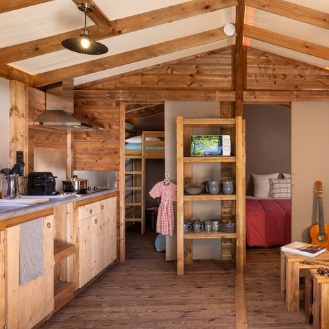 Safarizelt 4 personen - Cosy Glamping, 2 Schlafräume, 1 Badezimmer
