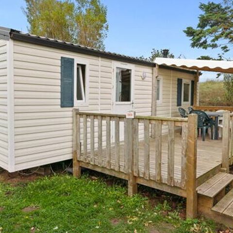 Mobilheim 6 personen - Mobilheim | Comfort | 3 Zi. | 6 Pers. | Erhöhte Terrasse