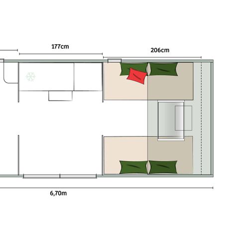 Safarizelt 4 Personen - Coco Sweet