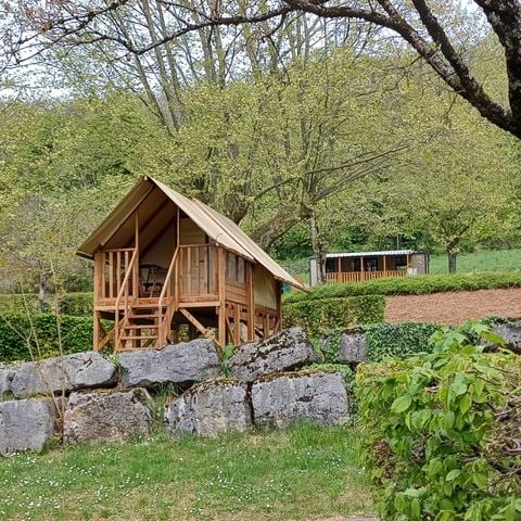 Zelt 2 Personen - Lodge-Zelt Cyclo'Oh - Ohne Sanitäranlagen