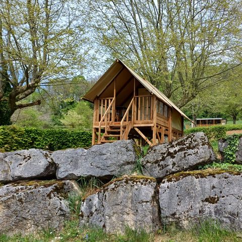 Zelt 2 Personen - Lodge-Zelt Cyclo'Oh - Ohne Sanitäranlagen