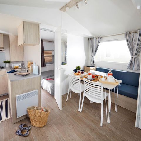 Mobilheim 4 Personen - EVO 24 24m² 2 Schlafzimmer (Samstag bis Samstag) - NEUHEIT 2020