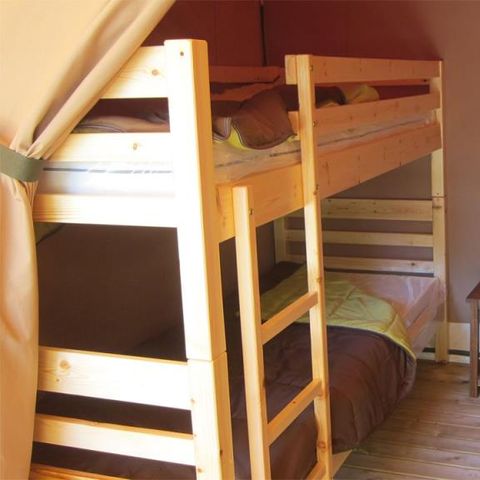 SafariZelt 5 Personen - Lodge VICTORIA 30m² - Luxusausführung (Samstag bis Samstag)