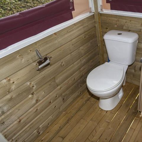 Safarizelt 5 Personen - Lodge NIAGARA 40m² mit Bad (Samstag bis Samstag)