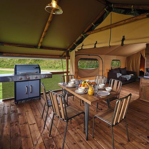Safarizelt 5 Personen - Lodge KENYA 46m² (Samstag bis Samstag)