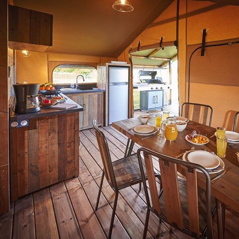 Safarizelt 5 Personen - Lodge KENYA 46m² (Samstag bis Samstag)