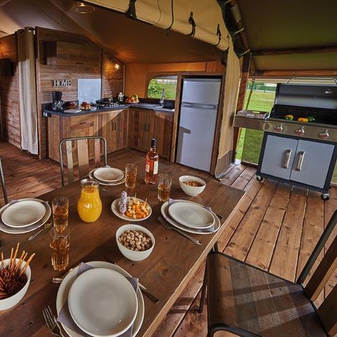 Safarizelt 5 Personen - Lodge KENYA 46m² (Samstag bis Samstag)