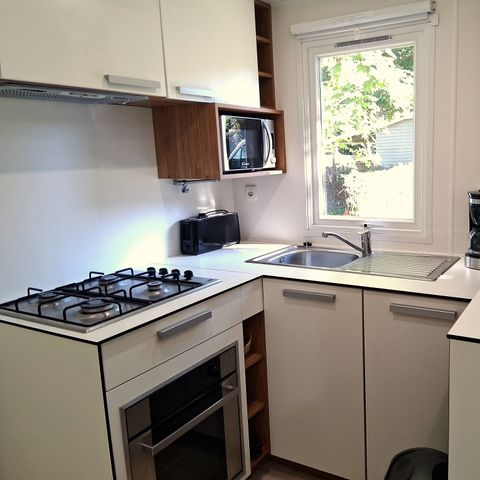 Mobilheim 4 personen - Mobilheim Privilège - 26m² - 2 Schlafzimmer - Klimatisiert
