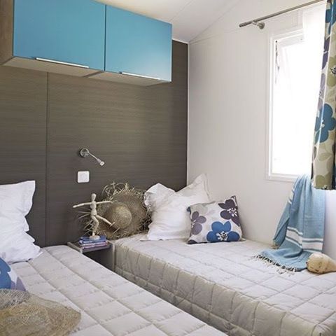 Mobilheim 4 personen - Mobilheim Confort - 30m² - 2 Schlafzimmer - Klimatisiert