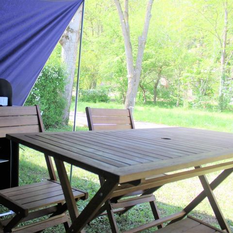 Zelt 4 personen - Tribu-Zelt - 2 Zimmer - Ohne Sanitäranlagen