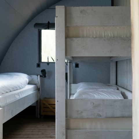 LODGE 5 Personen - Panorama mit privaten Sanitäranlagen