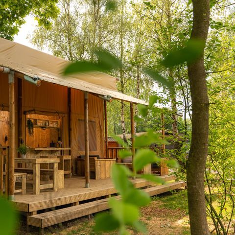 Safarizelt 5 Personen - Der Barkeeper