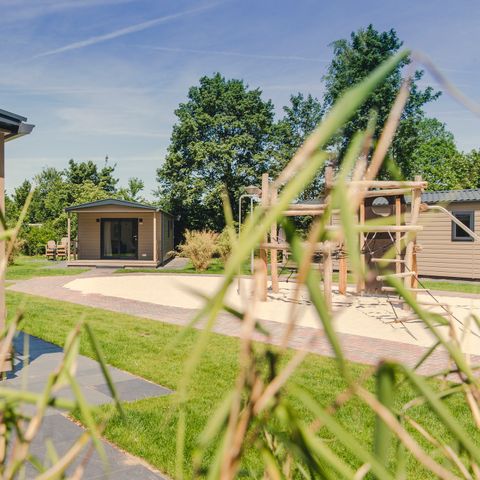 Gruppenunterkunft 30 personen - 6x Bungalette mit Veranda