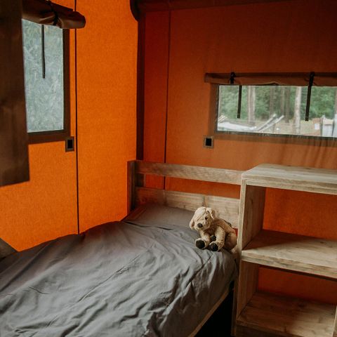 SafariZelt 4 Personen - mit eigenem Sanitärbereich (max. 2 Erwachsene)