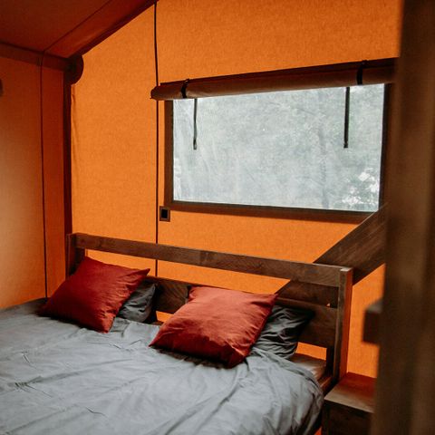 SafariZelt 4 Personen - mit eigenem Sanitärbereich (max. 2 Erwachsene)