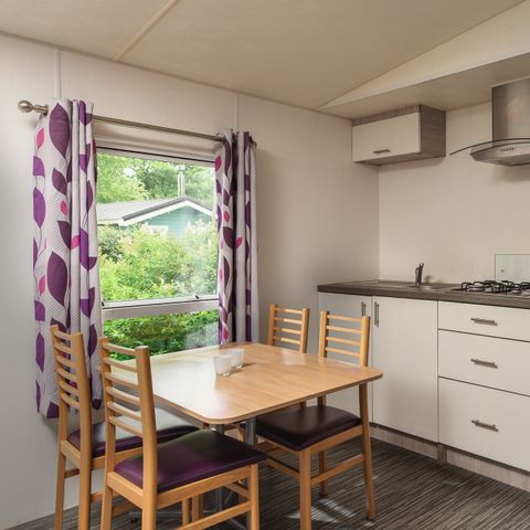 Mobilheim 6 Personen - Einfaches Haus mit Veranda