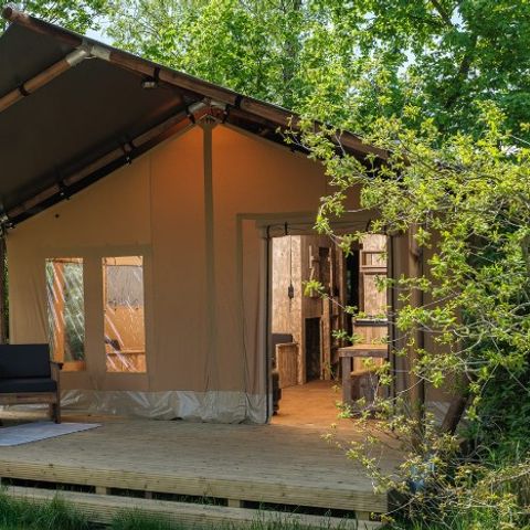 SafariZelt 8 Personen - mit eigenem Bad