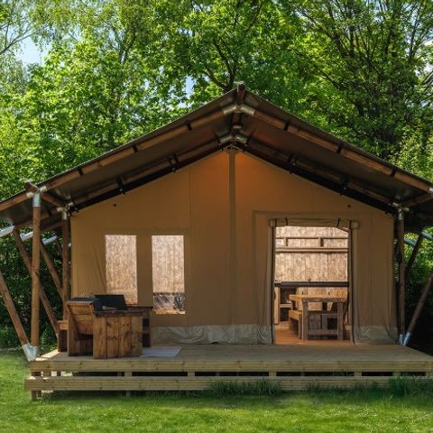 Safarizelt 8 Personen - mit eigenem Bad