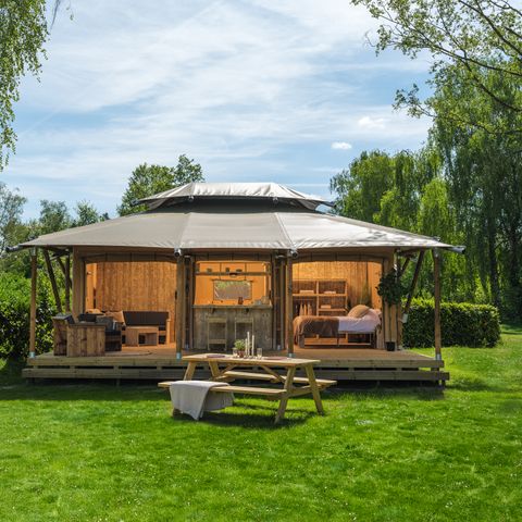 SafariZelt 5 Personen - Safari-Suite mit eigenem Bad