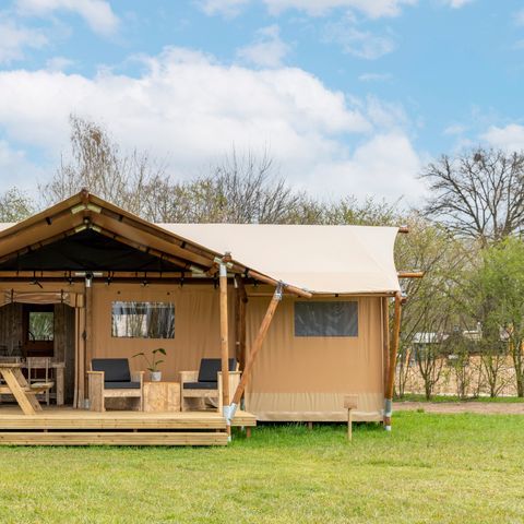 SafariZelt 5 Personen - Safari-Suite mit eigenem Bad | 5 Personen