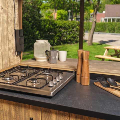 SafariZelt 5 Personen - Safari-Suite mit eigenem Bad