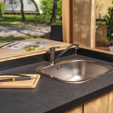 SafariZelt 5 Personen - Safari-Suite mit eigenem Bad