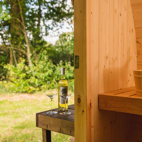Bungalow 5 Personen - Baby- und Kinderbungalow 'Ritter und Prinzessinnen' mit Sauna und Sprudelbad für 5 Personen