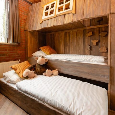 Bungalow 8 Personen - Angepasster Kinderbungalow 'Farm' mit heißem Sprudelbad