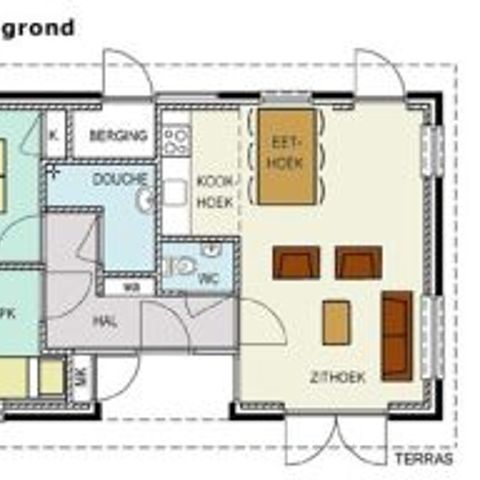 Bungalow 4 personen - Scheune