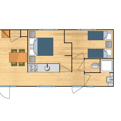 LODGE 4 Personen - Sonderangebot - Lodge Yellowstone