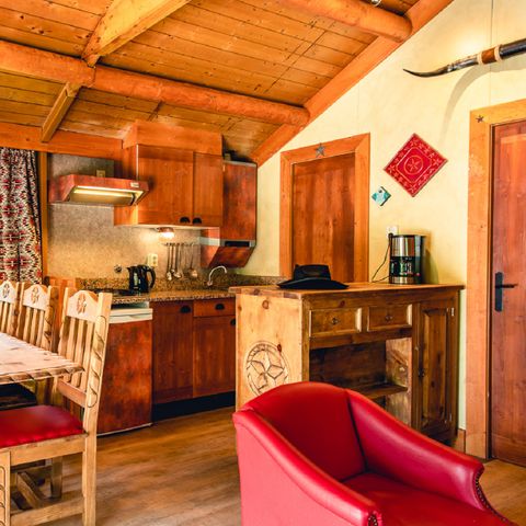 FERIENHAUS 6 Personen - Spezial - Cowboy Cottage (max. 2 Erwachsene)
