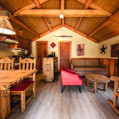 FERIENHAUS 6 Personen - Spezial - Cowboy Cottage (max. 2 Erwachsene)