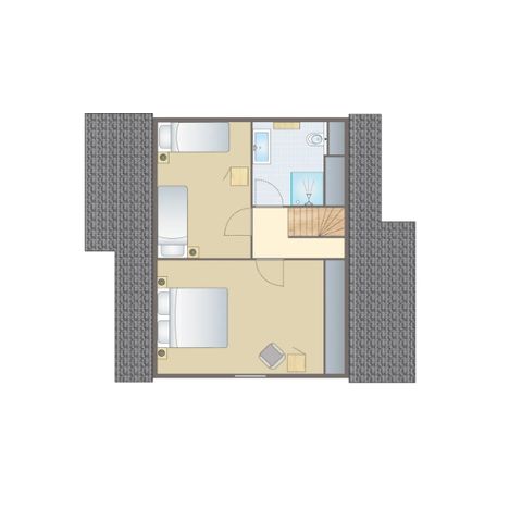 Bungalow 4 personen - 4-persoons kinderwoning