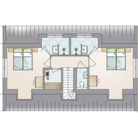 Villa 6 Personen - Luxe villa Comfort 1-6 p