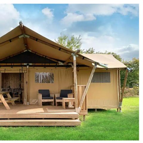 Safarizelt 6 personen - Luxuriöse Safari-Lodge