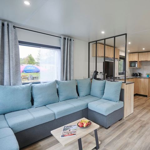 Mobilheim 4 Personen - Mobilheim Excellence 2 Schlafzimmer Terrasse