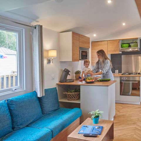 Mobilheim 6 Personen - Mobilheim Excellence 3 Schlafzimmer Terrasse
