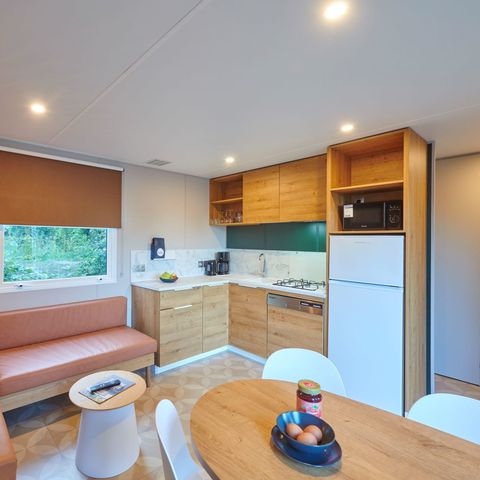 Mobilheim 6 Personen - Mobilheim Elégance 3 schlafzimmer terrasse