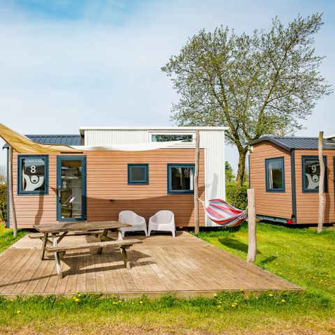 AUßERGEWÖHNLICHE UNTERKUNFT 4 Personen - Tiny Beach House (max. 2 Erwachsene)
