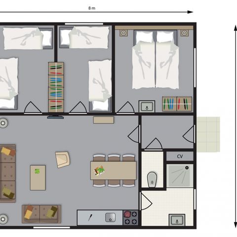 Bungalow 6 Personen - Veluwe