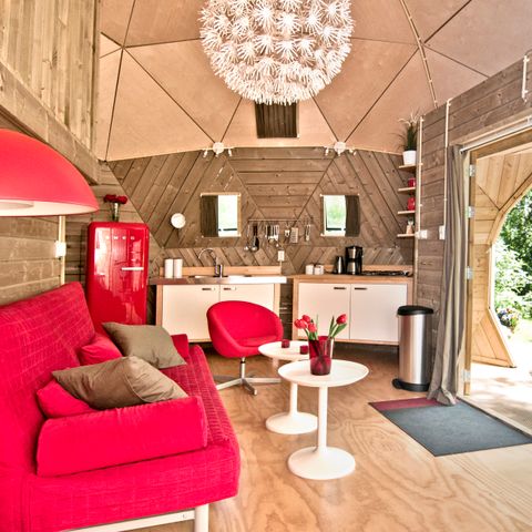 Unterkunft 4 personen - Iglu aus Holz
