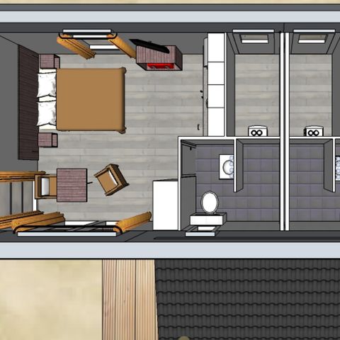 Chalet 2 Personen - Comfort Lodge | 2 Personen (27 m²) - Hunde erlaubt