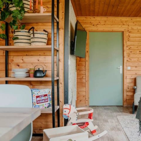 Bungalow 6 Personen - Kinderbungalow Damhert inkl. Sauna