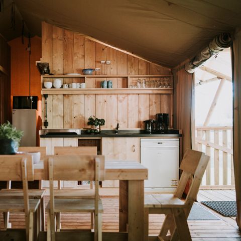 LODGE 6 Personen - Lodge Pauw inkl. Eintritt Safaripark Beekse Bergen
