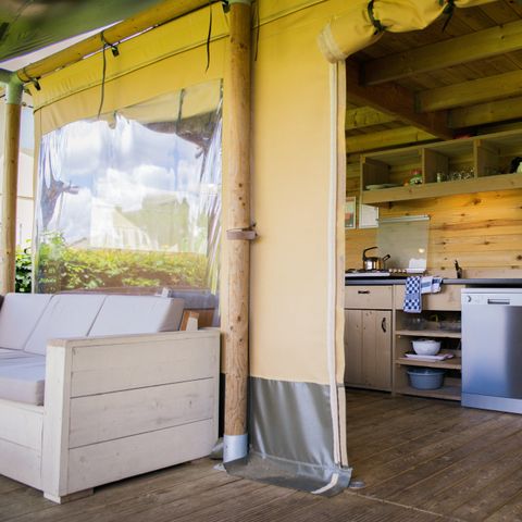 Safarizelt 4 Personen - Luxus-Safari-Lodge