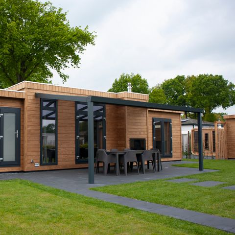 Gruppenunterkunft 12 personen - Veluwe Villa mit Sauna und Grillhaus 6+6