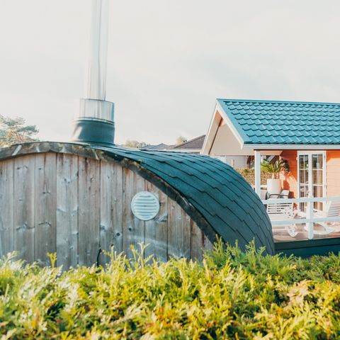 Chalet 6 Personen - Veluwe Lounge mit privater Sauna
