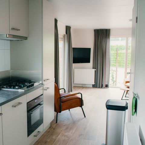Gruppenunterkunft 12 personen - Veluwelodge XL mit Grillhaus 6+6