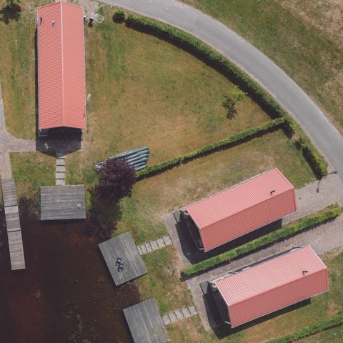 LODGE 16 Personen - Gruppenunterkunft Gruppenhaus + 4 Vier-Personen-Häuser (16 Personen)