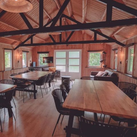 Gruppenunterkunft 18 personen - Gruppenunterkunft Large Log Cabin + 3 Fischerhütten (18 Personen)